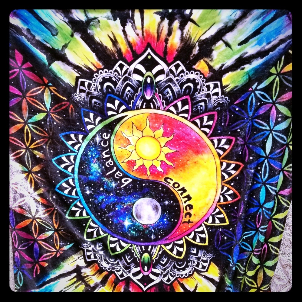 Cosmic Balance Fleece Blanket